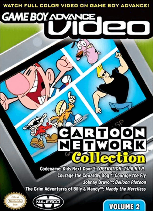 GBA Video Cartoon Network Collection Volume 2 box art for GameBoy Advance